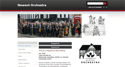 Desktop Screenshot of newentorchestra.org